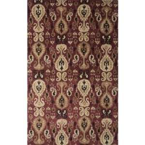 Meva Rugs BE02 RED Belize Red Oriental Rug Size 8 x 11 