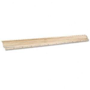 o Westcott o   One Meter (39 1/2) Wood Stick Ruler, Clear 
