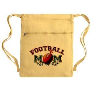  Messenger Bag Sack Pack Yellow Football Mom with Ivy 