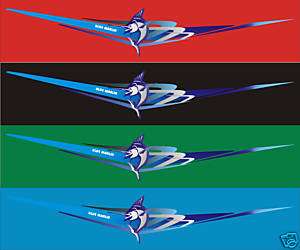 Blue Marlin boat stickers fishing decals graphics  
