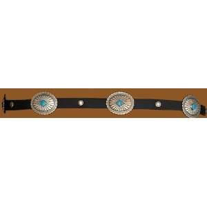   Western Hat Hatband/concho/turquoise, Made in the USA 