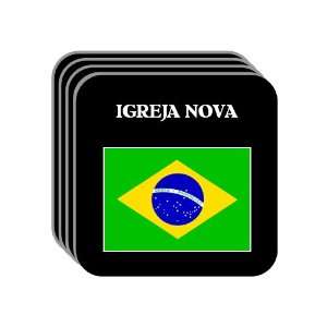  Brazil   IGREJA NOVA Set of 4 Mini Mousepad Coasters 