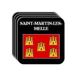    Charentes   SAINT MARTIN LES MELLE Set of 4 Mini Mousepad Coasters