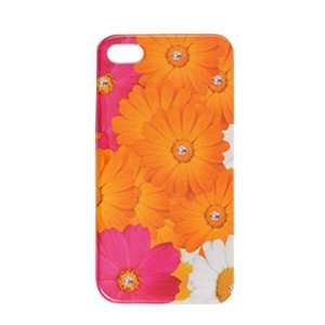 Gino IMD Sunflower Pattern Tricolor Hard Plastic Back Shell for iPhone 