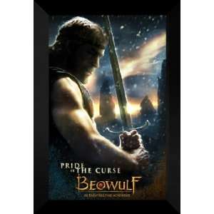  Beowulf 27x40 FRAMED Movie Poster   Style Q   2007