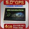 GPS Navigation+A5+128MB RAM+FM+4GB 2010 EU MAP+/4  