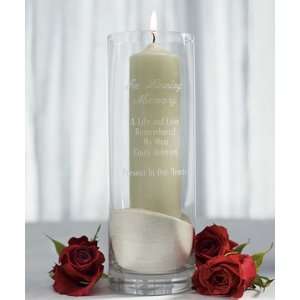  In Loving Memory Personalized Memorial Cylinder 