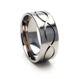  New USA Made INFINITY Titanium Ring, Free Sizing Jewelry 4 