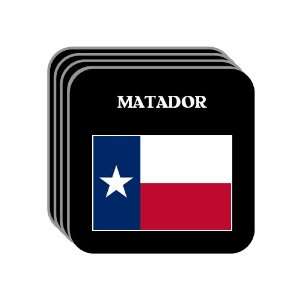  US State Flag   MATADOR, Texas (TX) Set of 4 Mini Mousepad 