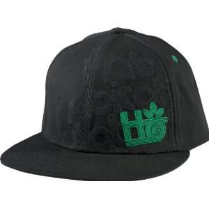  Habitat Interlace Hat Black Green Skate Hats Sports 