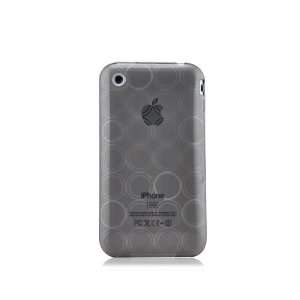   iPhone 3G / iPhone 3G S Soft Silicone Crystal Skin Bubble Case, Grey