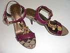 NWOB COACH LUCILE WOMEN´S SANDALS, HEELS, PUPMS, SIZE 7 COLOR MAGENTA