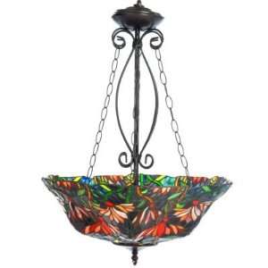  Marigold Stained Glass Hanging Lamp