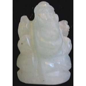   Size Light Green Aventurine Ganesh Elephant God Healing Crystal Energy