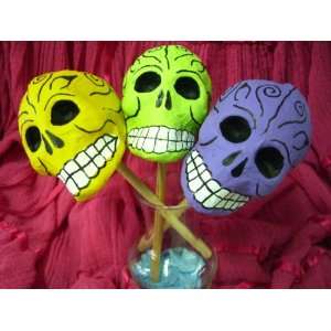  Color Skull Maraca 