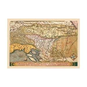  Map of Eastern Europe #3 20x30 poster