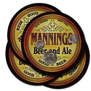  Mannings Beer and Ale Coaster Set