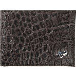  Fox Racing Manimal Bifold Leather Wallet     /Brown 