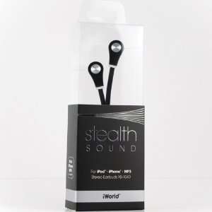  iWorld Stealth Sound Ear Buds in Black  Compatible with 