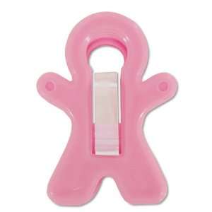 Adams Manufacturing  Clamp Man, Plastic, Pink, 3/pack    Sold as 2 