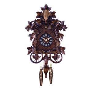  River city clocks one day hand carved cuckoo clock with 