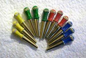 12 Brass JewelTone Pegs Cribbage Boards With 5/64holes  