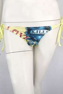 New Ed Hardy Women Y Bikini Swimsuit Love Kills Slowly  