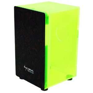   Acrylic Cajon with Black Makah Burl Front Plate Musical Instruments