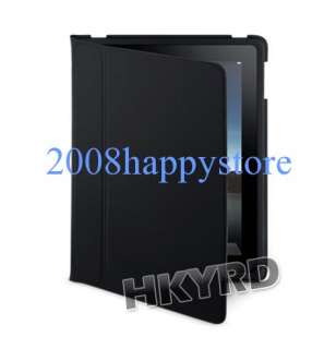 Black Leather Case Pouch Cover w/Stand for Apple iPad 1  