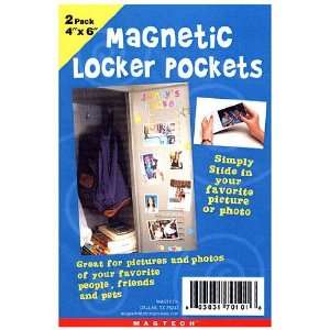  Magtech Magnetic Locker Pockets 4 in. x 6 in. pack of 2 