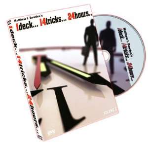  Magic DVD 1 Deck 14 Tricks 24 Hours Volume 2 by Matthew J 