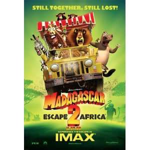 Madagascar 2 Original Movie Poster IMAX 27x40 (A)