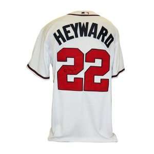  Jason Heyward Signed Uniform   White #22   Autographed MLB 