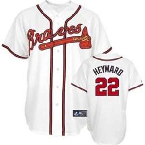  Jason Heyward Atlanta Braves Home White MLB Replica Jersey 