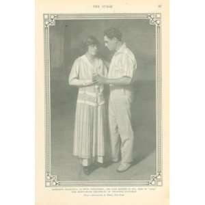  1915 Print Actors Kathlene MacDonell John Bowers 