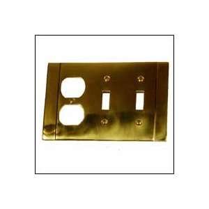 Brass Accents Switchplates M03 S3680 ; M03 S3680 Contemporary Triple 2 