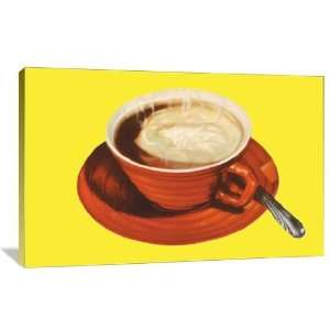 Hot Cup of Cocoa   Gallery Wrapped Canvas   Museum Quality  Size 24 