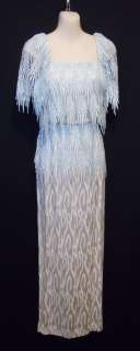 Lee Jordan Womens size 12 Gorgeous long formal dress lace embellished 
