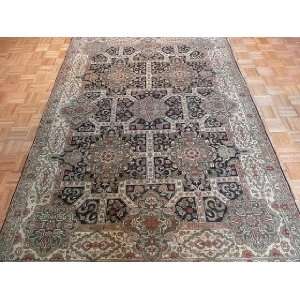  6x9 Hand Knotted Fine Agra India Rug   62x91