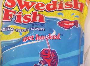 Red Swedish Fish Candy Juju Candies 1.9 LB Bag  