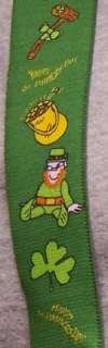 Suspenders 2x48 FULLY Elastic Irish Leprechauns NEW  