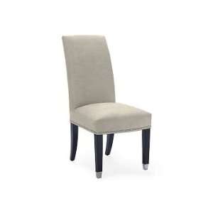  Williams Sonoma Home Amelia Side Chair, Faux Suede, Stone 
