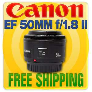 Canon Normal EF 50mm f/1.8 II Autofocus Lens 082966212727  