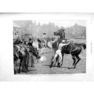  1889 Horse Racing Los Angeles California America Sport 