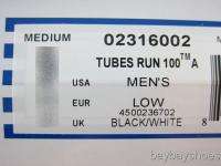SWISS TUBES RUN 100 BLACK/WHITE RUNNING MEN ALL SIZES  