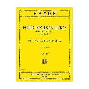  Four London Trios (Divermenti), Hob. IV Nos. 1 4 for 2 