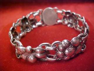   WROUGHT ARTS AND CRAFTS STERLING SILVER BRACELET KALO STYLE  