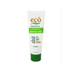 Eco Logical Skin Care All Natural Sunscreen Lotion for Face, SPF 30 