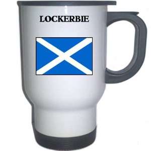  Scotland   LOCKERBIE White Stainless Steel Mug 