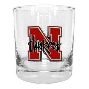  Nebraska Cornhuskers NCAA Rocks Glass